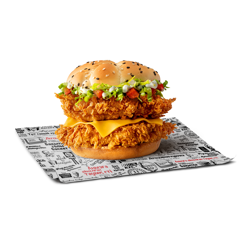 KFC. ДАБЛ ШЕФБУРГЕР
